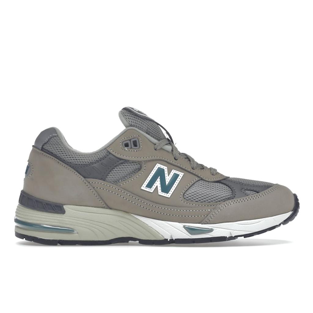 New Balance 991 Made In England 20th Anniversary Women Sneakers Grey Enamel-Blue W991ANI