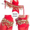 Бархатная поясная цепочка для танца живота со шнуровкой для монет, легкий женский пояс для танцев, аксессуары для танцоров