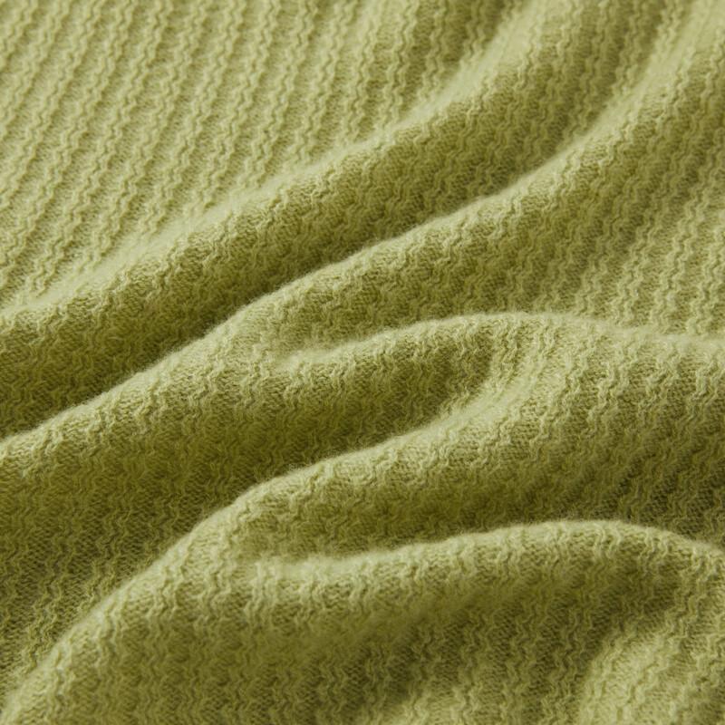 Elva' Island Women's Round Neck 100% Wool Long Sleeve Knit Sweater