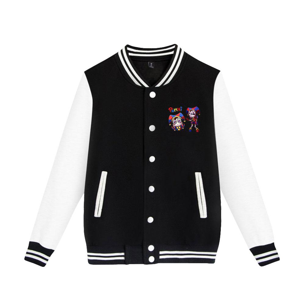 Fashion The Amazing Digital Circus Baseball Jacket Men Women Hip Hop Harajuku Jackets Streetwear Kids Boys Girls Loose College Coats