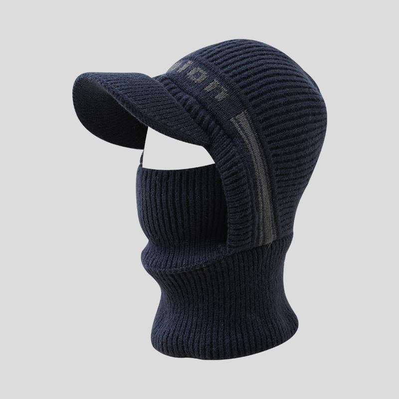 Windproof Winter Skiing Cycling Fleece Bike Thermal Face Mask Knitted Hat Balaclava