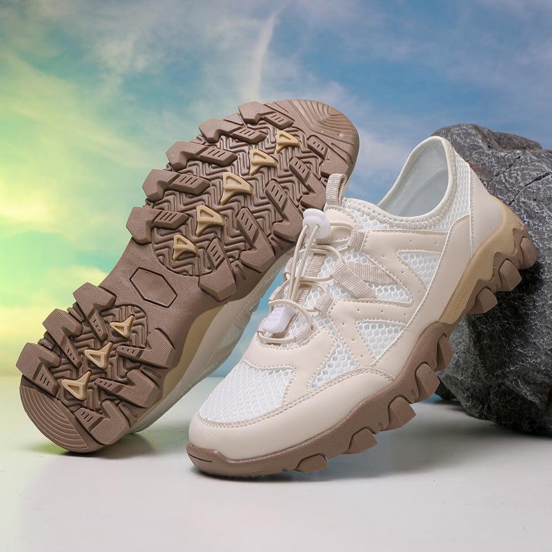 Летняя мужская обувь для активного отдыха, альпинистская спортивная обувь, сетчатая дышащая обувь для пеших прогулок, обувь для ручьев