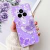 Для Realme 14 Pro 14Pro+ Элегантный чехол для телефона с цветочным принтом и кошкой Для Realme 14 Pro Plus 14Pro 5G Мягкие силиконовые ТПУ чехлы