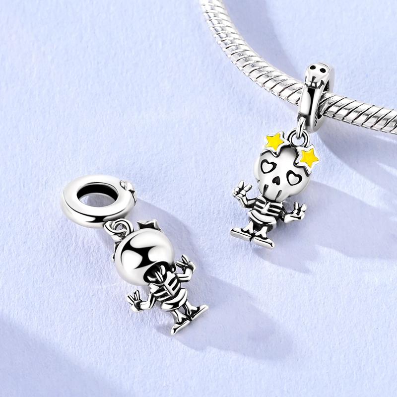 Copper Charms Red Cross Medical Box Stethoscope Skeleton Beads Pendant Fit Original Bracelet Diy Jewelry For Women