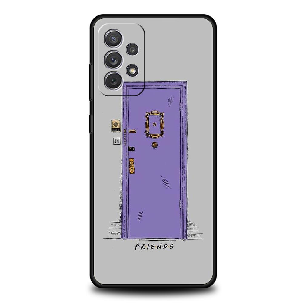 Friends Phone Case for Samsung Galaxy A55 A35 A17 A07 A15 A13 A25 A51 A71 A72 A73 A32 A52 A52S A41 5G Soft TPU Shell Fundas Bags