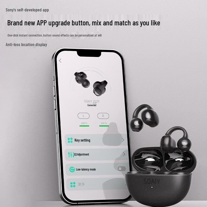 Soaiy JS20 Bone Conduction Sports Bluetooth Ear-hook Headset