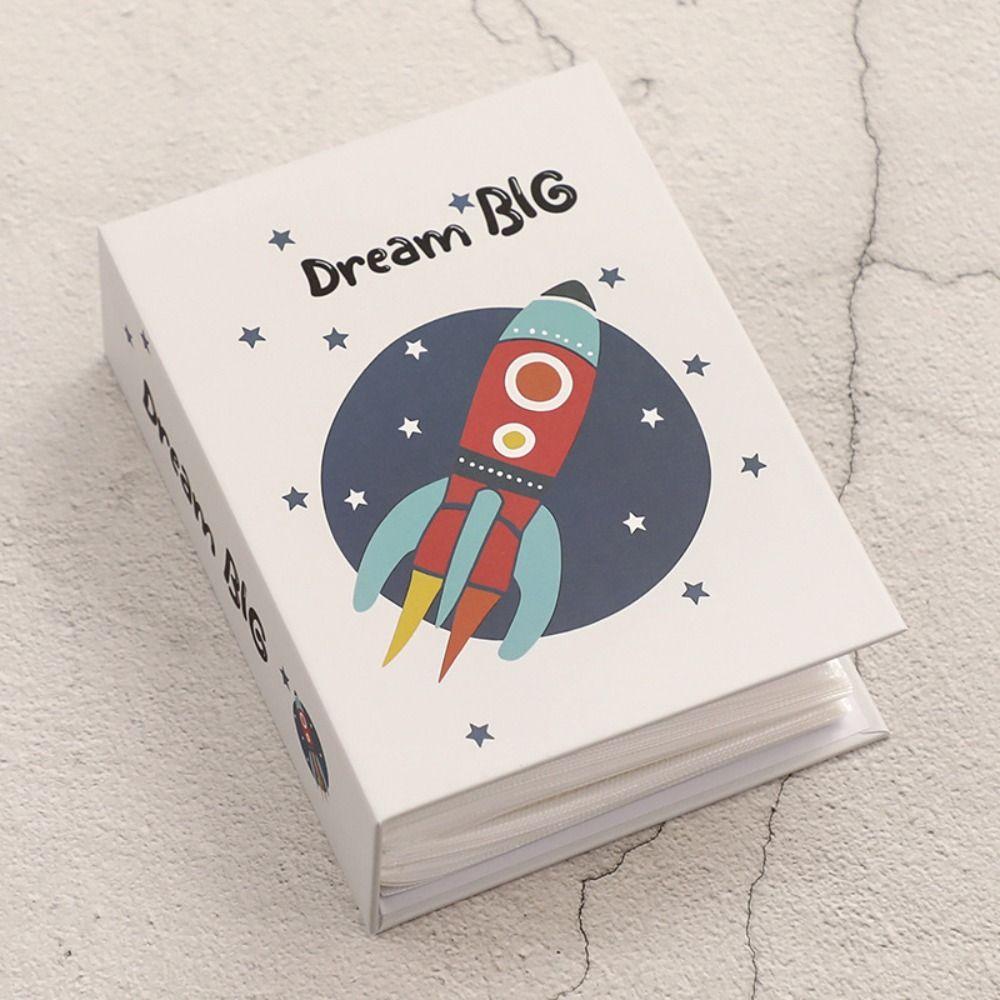 4R 100pcs Photo Album Memorial Book Cartoon Insert Recall Cute Good Time Child Gift Cute Cartoon Photo Albums