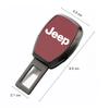 For Jeep Car Seat Belt Buckle Plug Alloy Extender Safety Strap Accessories For Jeep Grand Cherokee Wrangler JK Gladiator Comp
