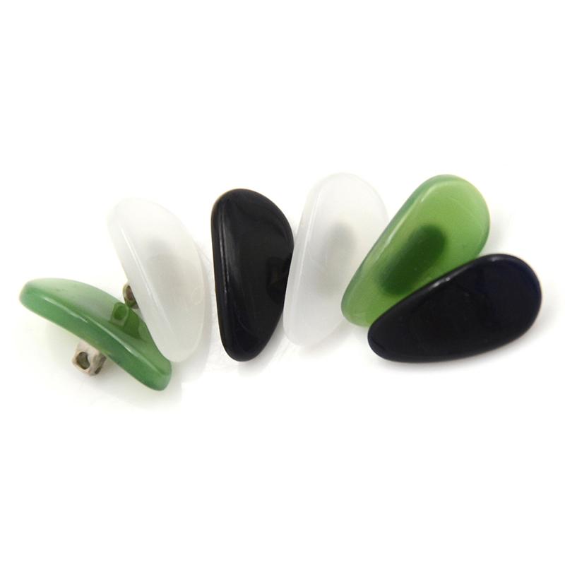 1 пара противоскользящих нефритовых носоупоров для носа для очков