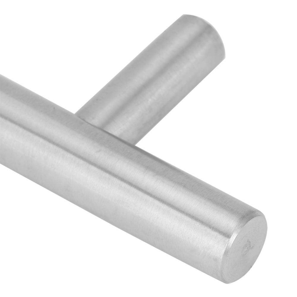 6pcs Easy Install Drawer Pulls Stainless Steel Bar Handles Durable Cabinet Handles Kitchen Cabinets