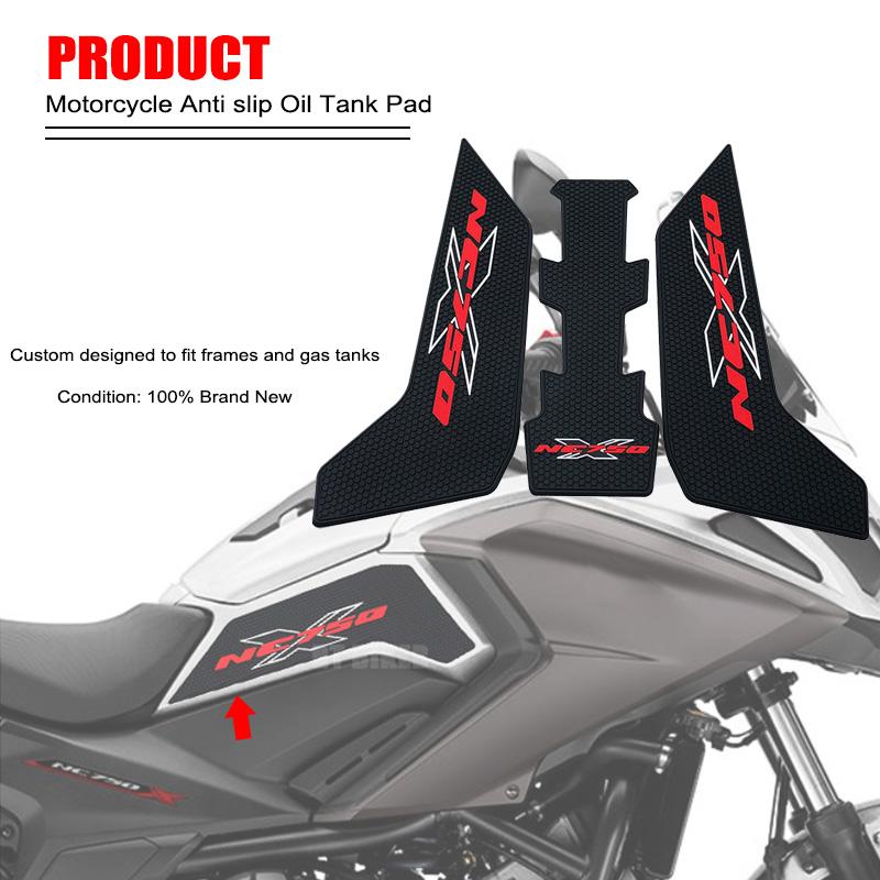 For HONDA NC750X NC 750X NC750 X 2014- Motorcycle Accessories Anti Slip Sticker Tank Traction Pad Side Knee Grip