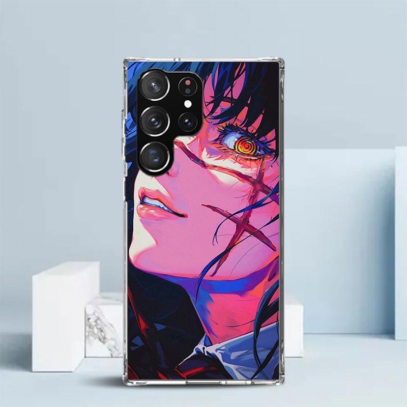C-Chainsaw Mans Yoru War Devil Soft Cover for Samsung Galaxy S25 Edge S26 S24 S23 Ultra Phone Case S22 S21 Plus S20 FE Print Pat