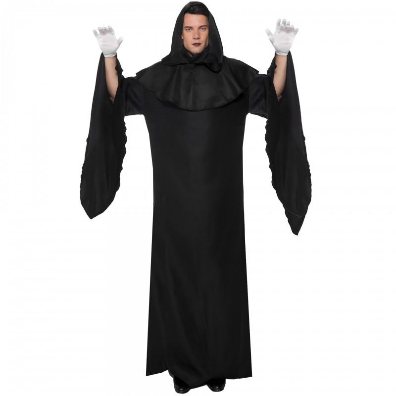 Plus Size Grim Reaper Witch Costume Cosplay Dress Halloween Party Role Play