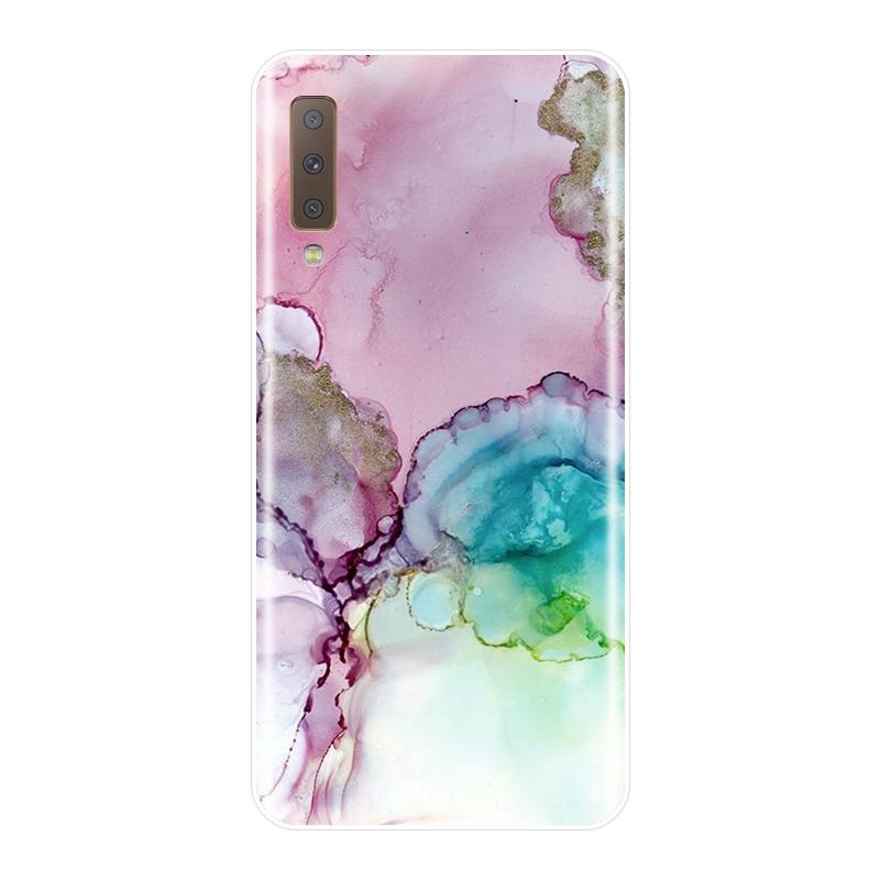 Чехол для телефона Samsung Galaxy A3 A5 A7 2016 2017, Мягкая силиконовая задняя крышка с мраморным рисунком для Samsung Galaxy A6 A8 Plus 2018 A5 A7
