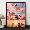 Disney 5D Diamond Painting Kit Bambi Flower Friendship Home or Office Home Decor Art Diamond Painting Kit