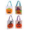 Tote Bag Linen Cute Vivid Storage Sack for Halloween Decoration Party Show Dress Up