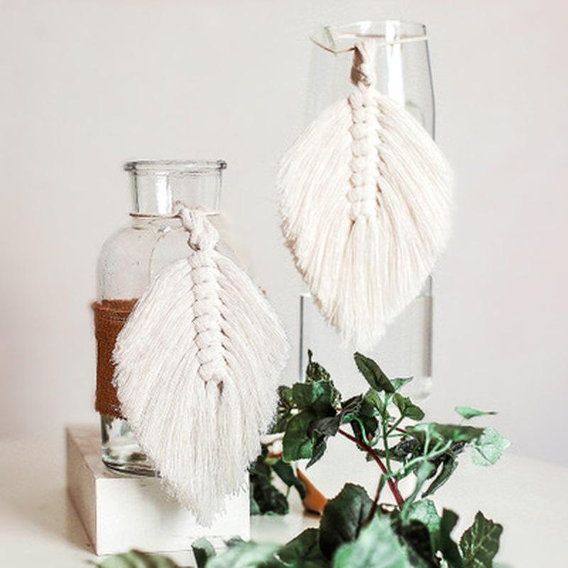 Подставка под чашку Кружка Кухня Свадебный стол Коврик для столовых приборов Кисточки Настенный гобелен Nordic Macrame Настенный декор Мы