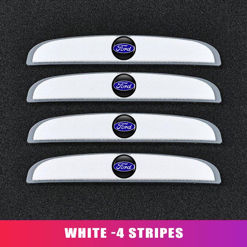 ITES5 For Ford 4pcs Car Door Edge Protection Guards Anti-scratch Stickers Anti-collision Strip Accessories Escape Ecosport Explorer