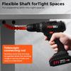 Электрические шуруповерты POWTOOLS - 21В - 1 аккумулятор Литиевый + 28 аксессуаров + Зарядное устройство