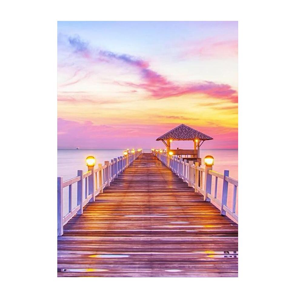 5D алмазная живопись «сделай сам», вышивка крестиком, полный комплект, украшение для дома, настенное украшение для пейзажа, картина, подарок к празднику