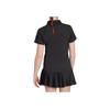 Adidas Tennis Climacool Club Series Minimalist Versatile Short Sleeve Polo Shirt Women Tops Black JZ4924
