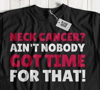Unisex Funny Neck Cancer T-Shirt Laryngectomy And Neck Surgery Recovery Gifts