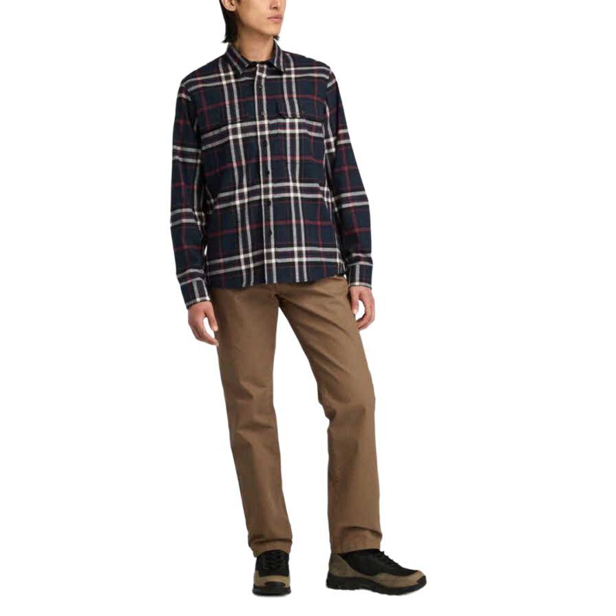 Timberland Универсальная рубашка с длинным рукавом на пуговицах Мужские рубашки Насыщенно-сапфировый TB0A44H5B681