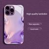 Стильный металлический фиолетовый жидкий для чехла iphone для чехла iphone 17 Модный чехол fundas Стекло для iPhone 17 16 15 14 13 pm Pro Plus