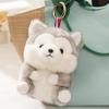 Милый мультяшный плюшевый кулон-брелок в виде панды, кавайный брелок с мягкими животными, новинка, аксессуары для украшения рюкзака, подарки