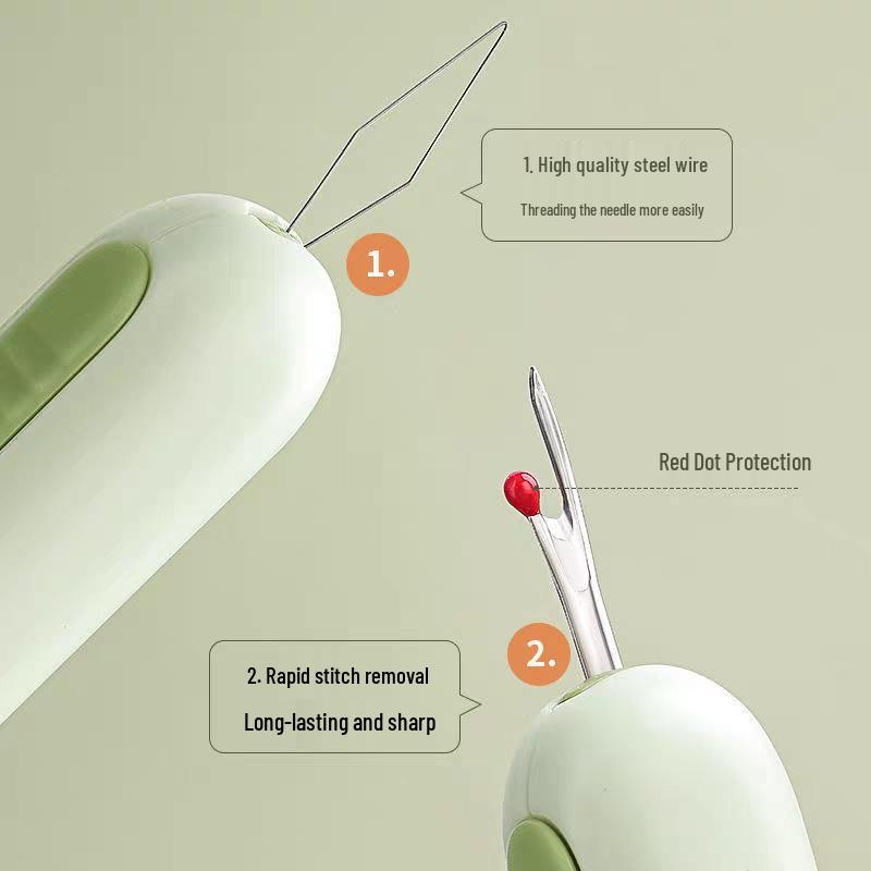 Многофункциональный распарыватель швов и нитевдеватель для легкого шитья