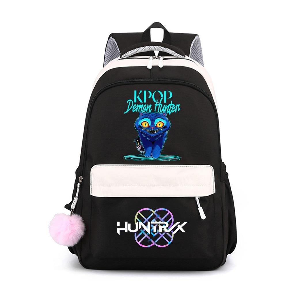 Cute Anime K-Pop Printed Large Capacity Backpack for Teenger Student Girl Boy Schoolbag Bookbag Kid Gift Women Waterproof Travel Bag Mochila