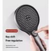 High Pressure Shower Head 13cm Large Panel 3 Modes Water Saving Spray Nozzle Massage Rainfall Shower Bathroom Accessories