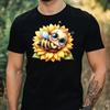 T-Shirt Herren Honigbiene Motiv Baumwolle Größe XS bis 5XL