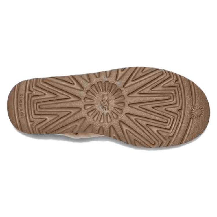 UGG Ультраминиатюрные роликовые ботинки с поясом, каштановые (Женский) Женские кроссовки 1144041-CHE