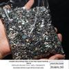 Новозеландский нефрит Раковина абалона Волна Узоры Наклейки-вставки для нейл-арта