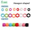 100Pcs/Box Dental Silicone Identification Color Code Rings Instrument Coloring Code Circle Autoclavable Disinfection Oral Care 3