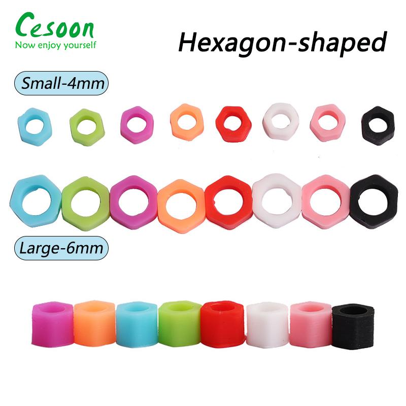 100Pcs/Box Dental Silicone Identification Color Code Rings Instrument Coloring Code Circle Autoclavable Disinfection Oral Care 3