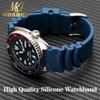 20 22 мм Дайверский 007 Силиконовый ремешок для часов Seiko SKX007/SRPA21J1 SBBN013 SRP601J1 Нет. 5 Водяной Призрак Бандаж для Запястья Спортивный Ремешок