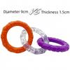TPR Pull Ring Dog Chew Toy Durable Teeth Cleaning Molar For Aggressive Chewers Interactive Tug Of War Easy Clean Boredom Relief