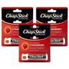 Chapstick Classic StrawberryX3, Classic Strawberry, 4g, 3pcs