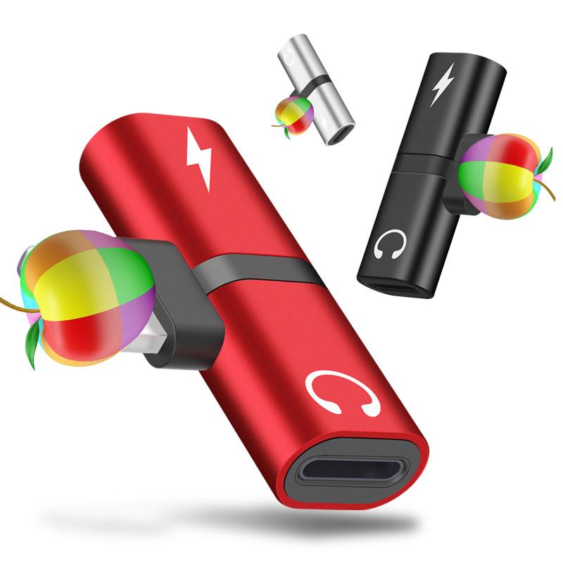 2 в 1 двойной адаптер для подсветки, зарядки, прослушивания и звонков для iPhone 11 12 13 X XS MAX XR 7 8 Plus, аудиоразветвитель для наушников и зарядного устройства