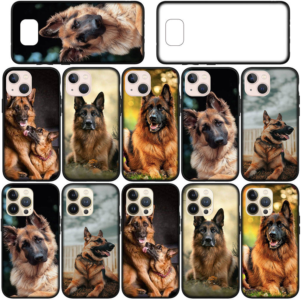 Cover for iPhone 16 15 14 Xiaomi Redmi Note 13 12 11 Pro Max X 10 8 9 XR Samsung Galaxy S24 S23 A05 12C 13C OPPO Huawei German Shepherd Dog Phone Case