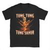 Unisex Unisexs Tshirt Tung Tung Tung Sahur Is Calling Funny Viral Dance Meme T Shirts Beach Tees Cotton Clothes Birthday Gift