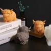 Animal Resin Molds Highland Cow Shaped Silicone Mold Reusable Mould Cake Jelly Soap Gummy Wax Candy Candle Ice Snack Baking
