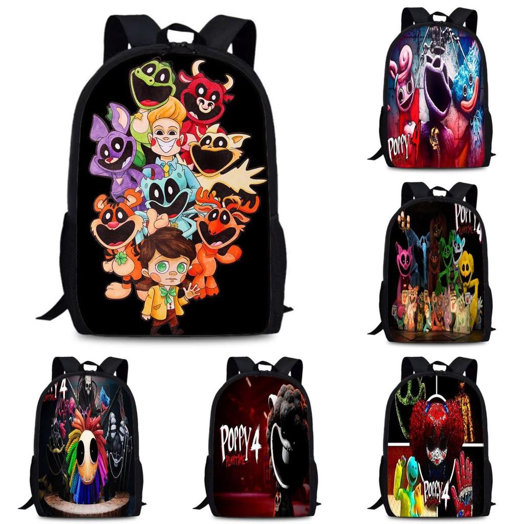 Poppy Chapter Playtime 4 Durable Bookbag 15in Laptop Anime Backpack Oxford
