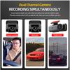 Yangood 4K Dashcam Black box Dual Channel Dual Lens Night Vision Support WIFI GPS 24H Parking Monitoring Car Video Recorder
