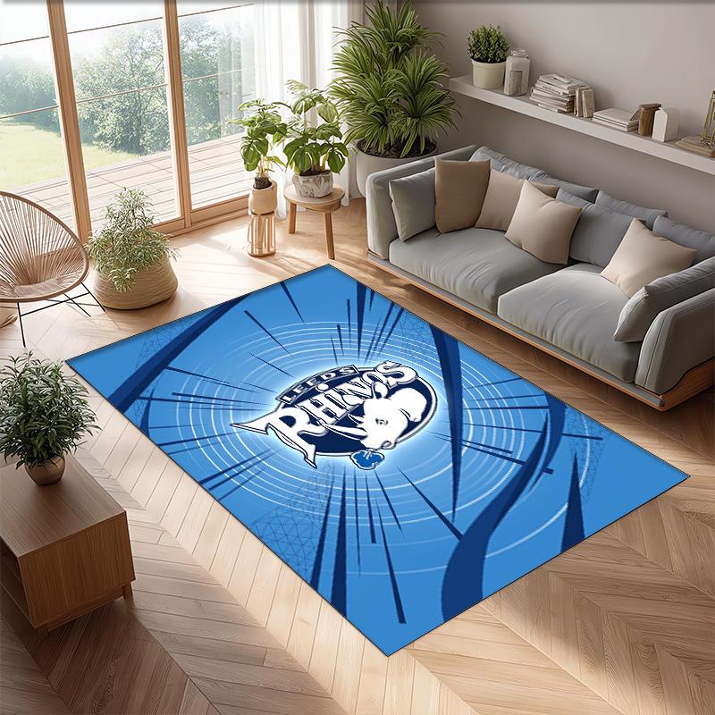 Leeds Rhinos Crystal Velvet Carpet Soft Anti?Slip Floor Mat Comfortable Home Living Room Bedroom Decor Rug