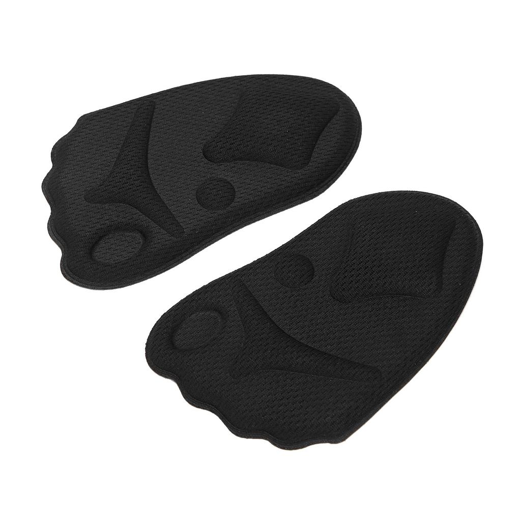 Soft Forefoot Pads Breathable Pain Relieve Elastic Forefoot Cushioning Shoes InsertBlack