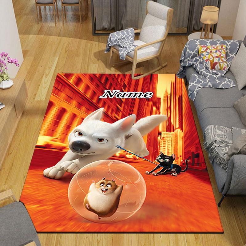 Custom 1Pc Bolt'S Big Adventure Rug Office Carpet Indoor Outdoor Entrance Doormat Nonslip Soft And Comfortable Living Room D9167