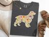 English Cocker Spaniel Boho Shirt, Floral Spaniel Wildflowers Tee, Dog Lover Gift